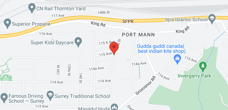 map of 11495-11497 141A STREET